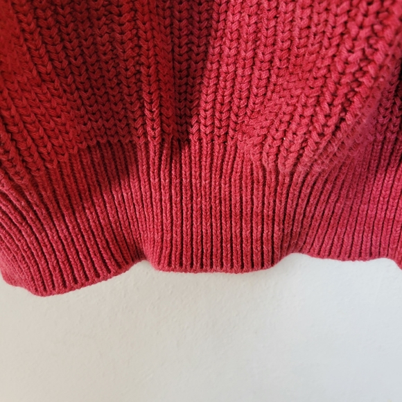 Mens LL Bean 100% Cotton USA Made Chunky knit sweater  Sz XL USA made - Picture 6 of 10